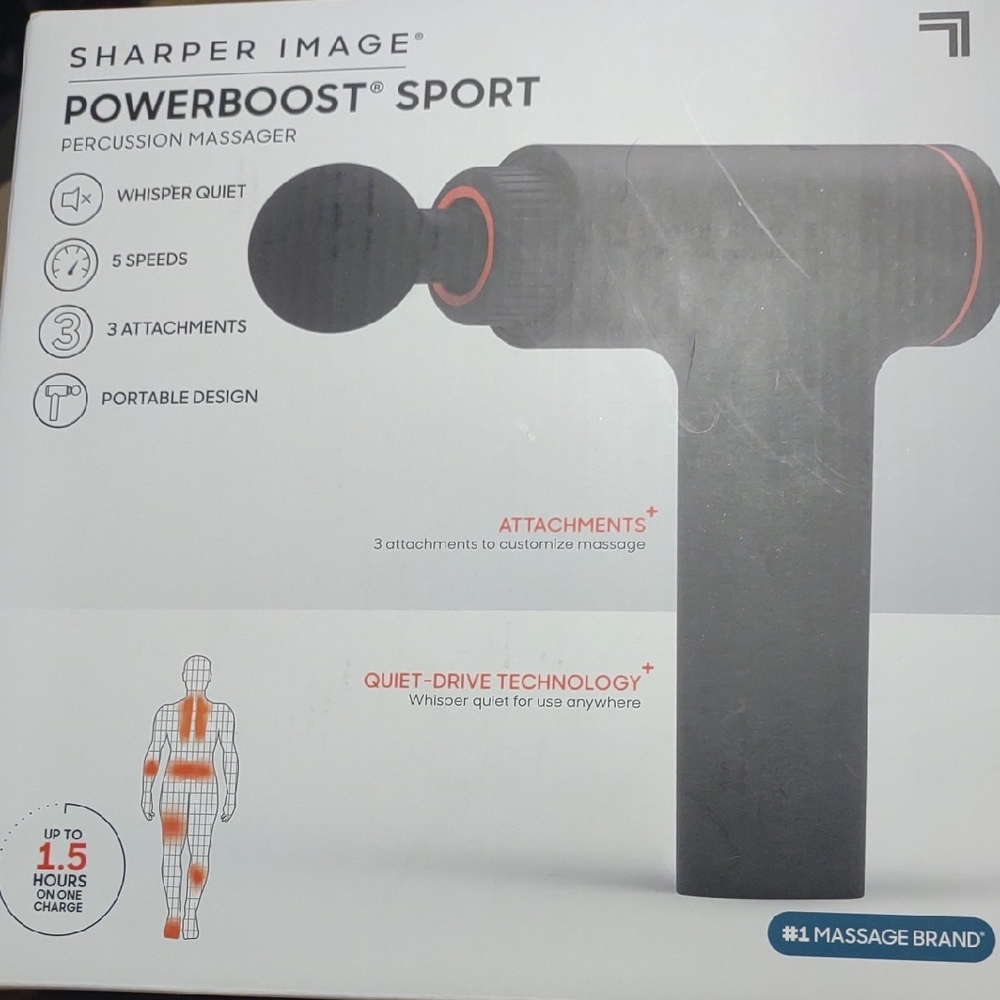Sharper Image Powerboost Sport Percussion Massager
